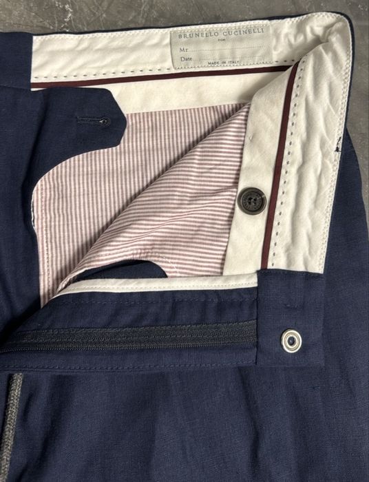 Лляні брюки Brunello Cucinelli