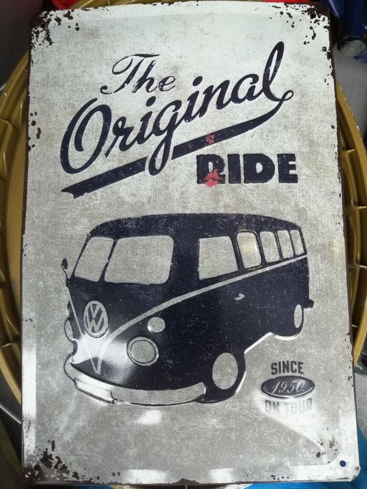 Metalowa tabliczka Volkswagen.