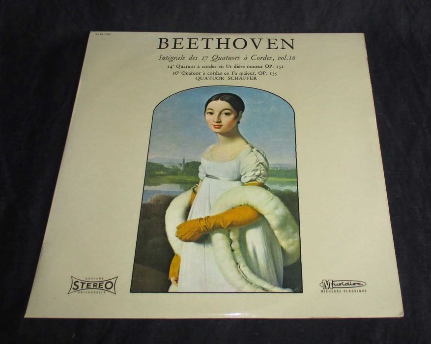 Disco LP Vinil Intégrale des 17 Quatuors à Cordes vol 10 Beethoven