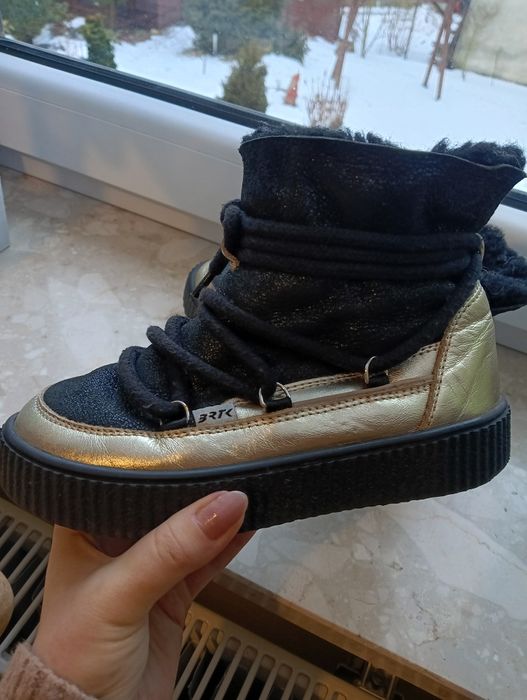 Buty zimowe dla dziewczynki Bartek skóra naturalna 32
