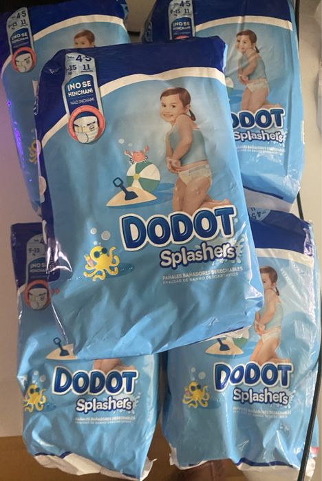 Dodot Splashers Fraldas natação praia piscina 9-15 kg tam 4-5