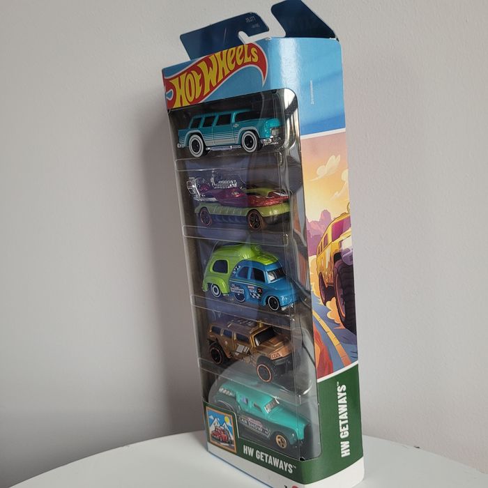 Hot Wheels hw getaways JBJ77 RESORAKI 5pak