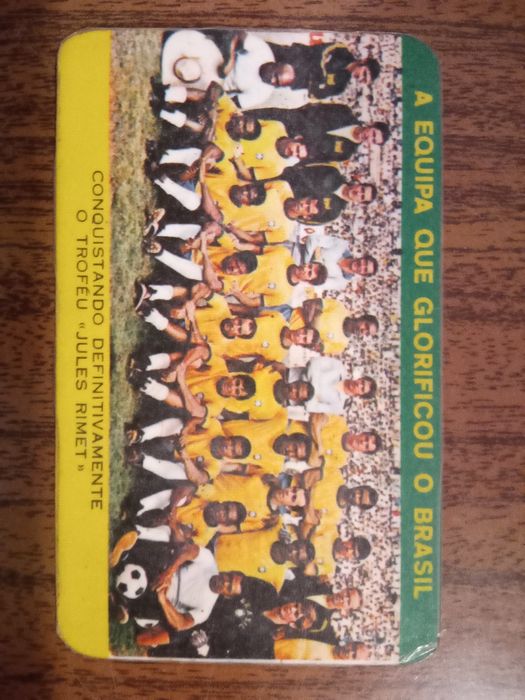 Calendário raro Troféu Jules Rimet