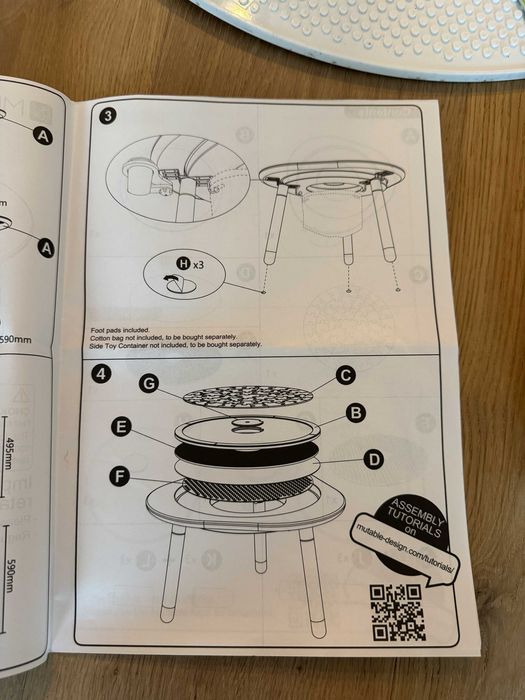 Mesa de jogo multifuncional Stokke MuTable