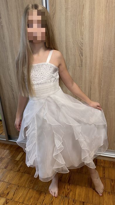 Святкова сукня зі стразами, 8р, сарафан,  134-140