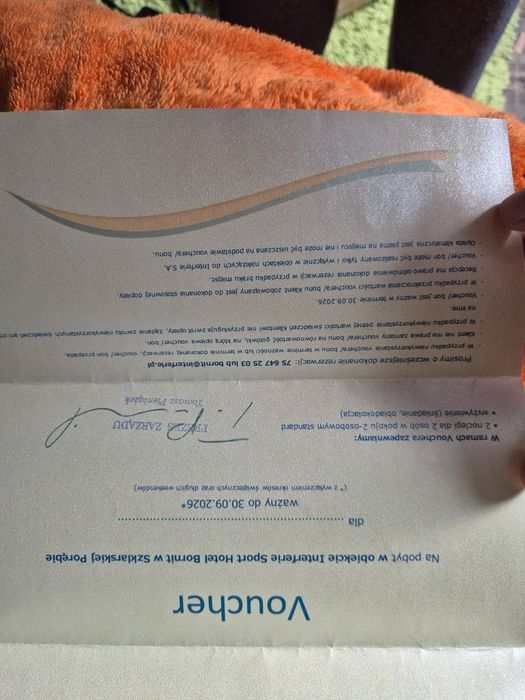 Voucher weekend 2 noce Bornit interferie 2 osoby wyżywienie