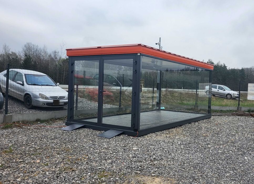 Pawilon kontener handlowy usługowy biurowy gabinet salon PIR100