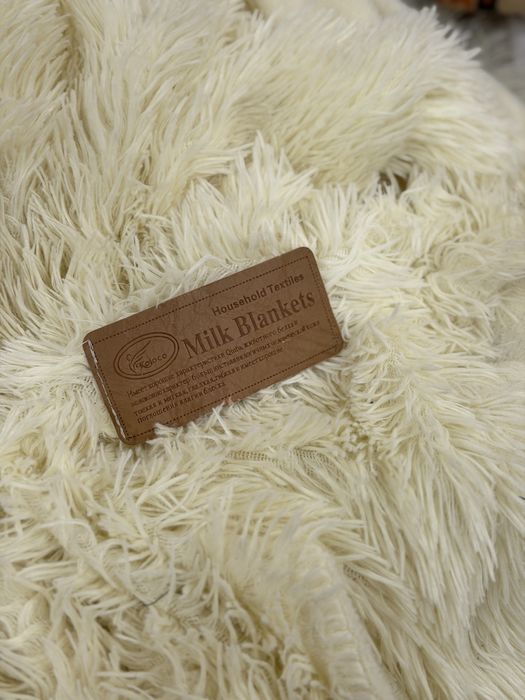 Плед травка молочний 220 на 250см