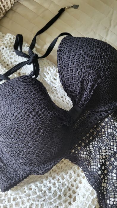 Viralowy stroj kapielowy monikini koronka 85C  M
