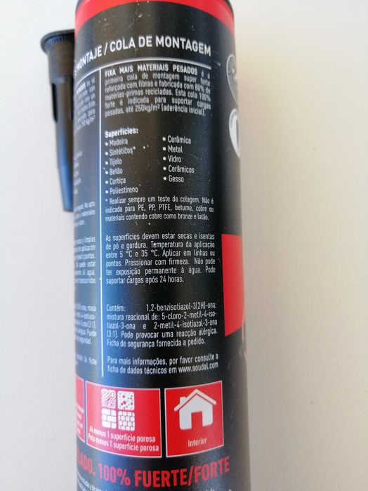 Cola montagem soudal