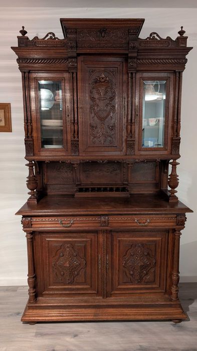 Kredens antyk drewniany