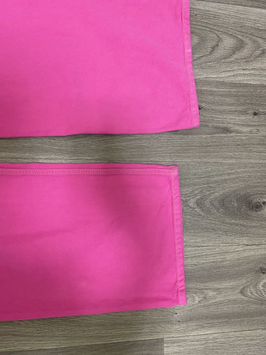 Розовые джинсы плаццо Zara