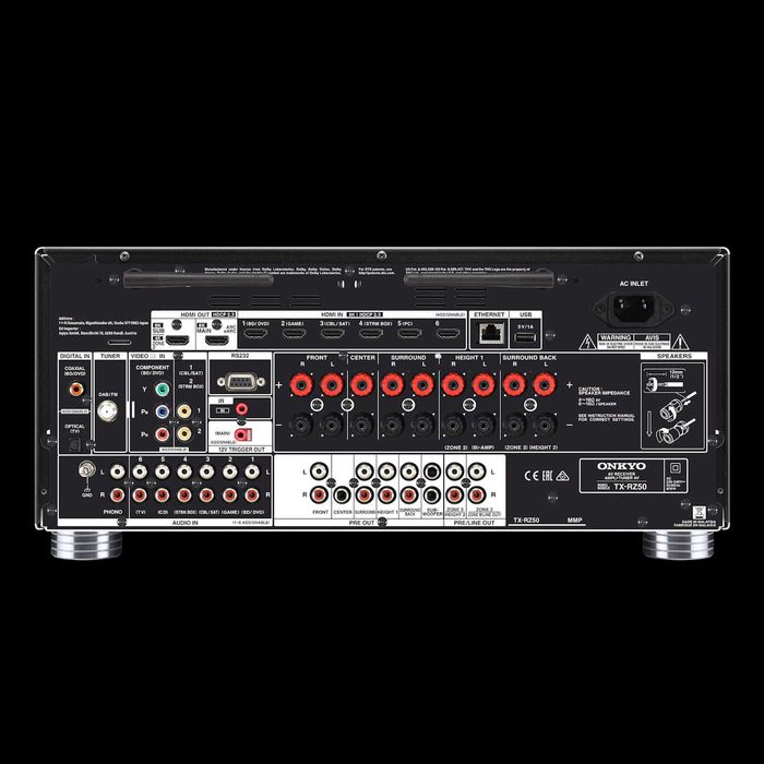 Amplificador  AV ONKYO TX-RZ 50 a estrear com Fatura e garantia 1390