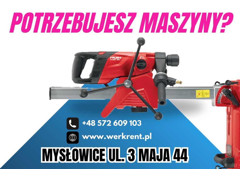 WYNAJEM Frezarka do ogrzewania podłogowego | Frezarka do rowków | 400V