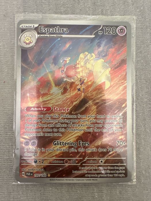 Espathra 197/182 Paradox Rift Pokemon karta