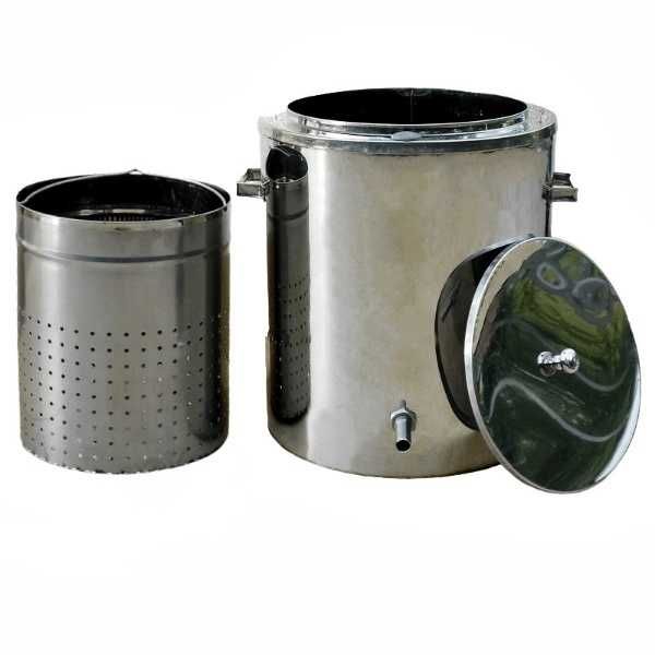 Topiarka parowa do wosku 17L (nierdzewna)