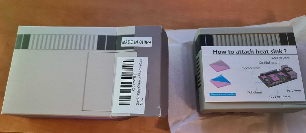 Capa Geeekpi Retro gaming para Raspberry pi 5