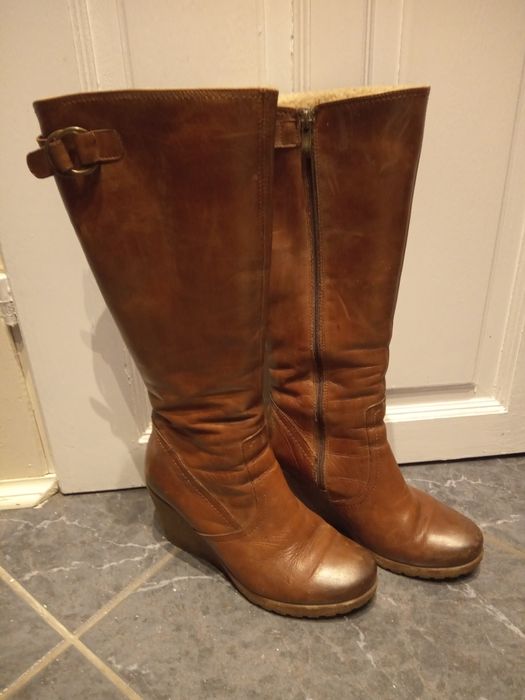 Kozaki zimowe Skórzane 38