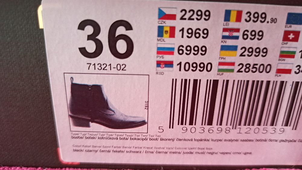 botki Gino Rossi r.36