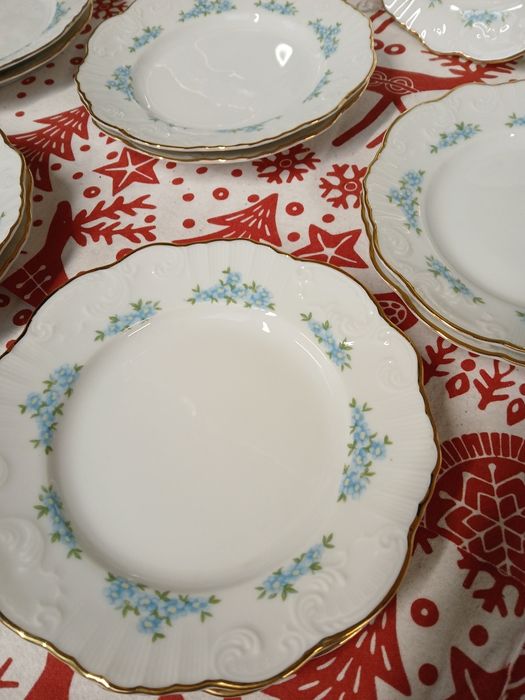 12 pratos sobremesa Vista Alegre