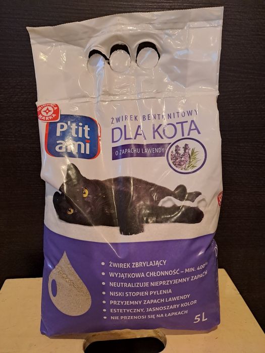 Żwirek dla kota 5L różne rodzaje