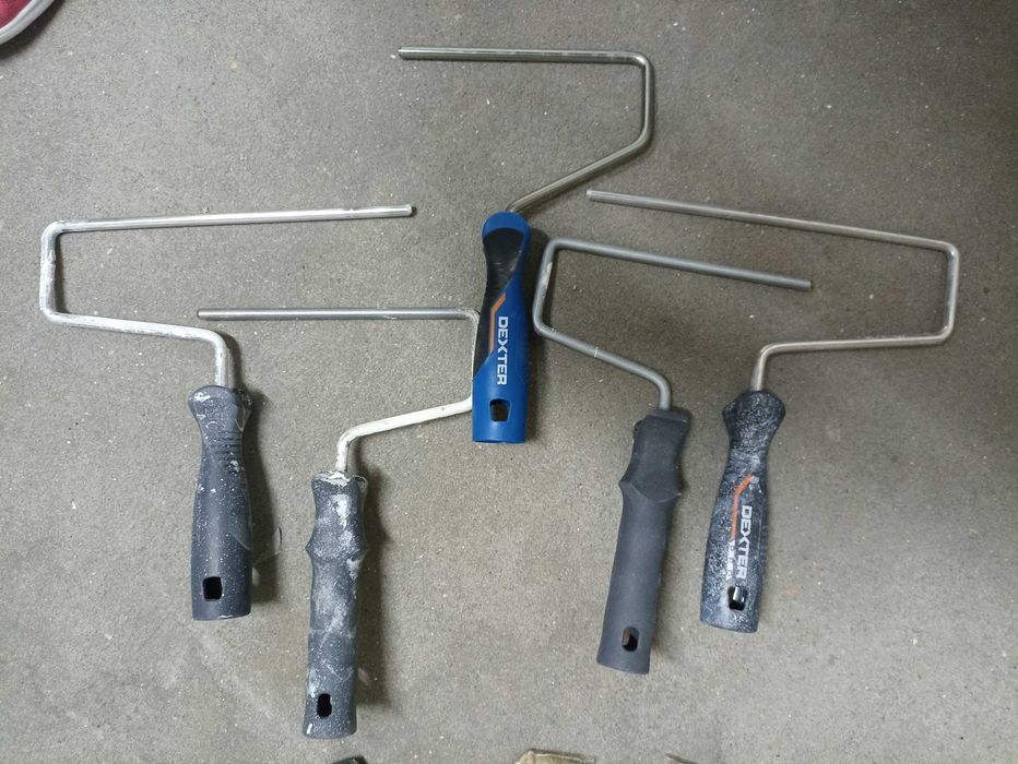 Suportes para rolo de pintura / Garfos para pintor - Excelente estado!
