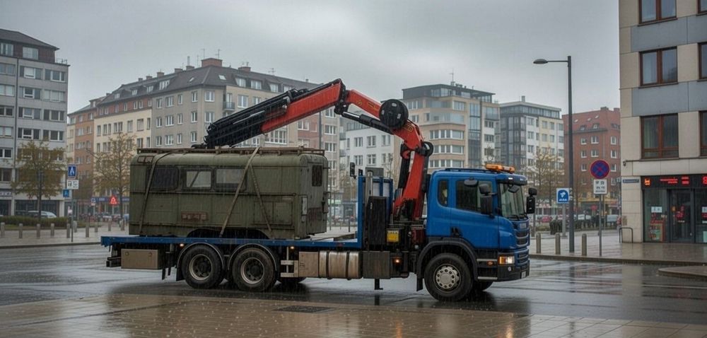 Dźwig HDS + transport – szybkie terminy | Warszawa / Mazowsze