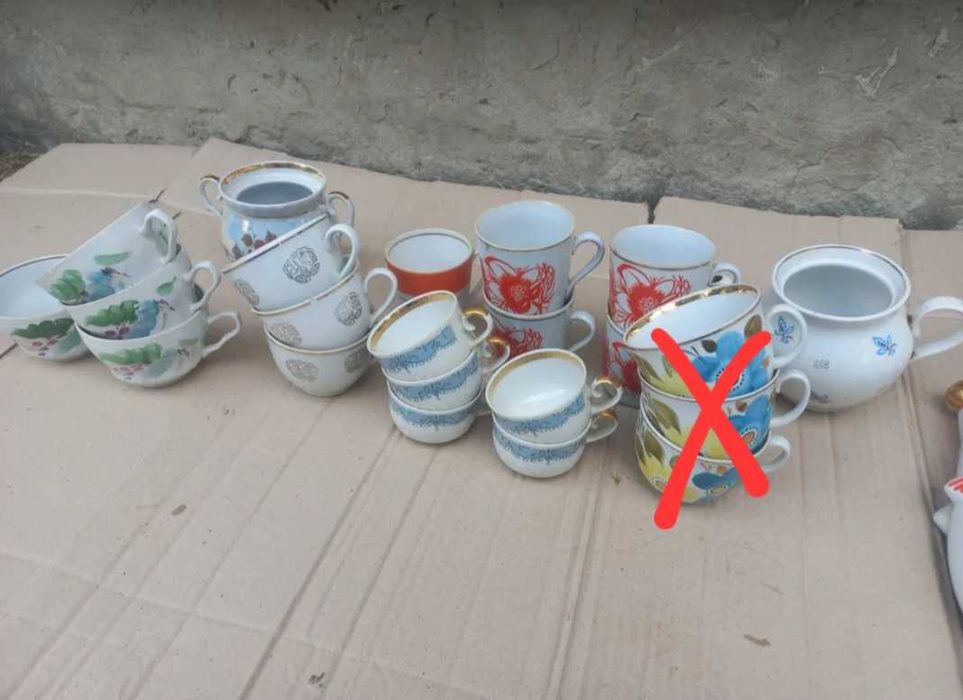 Посуд радянський фарфор утятниця макітра