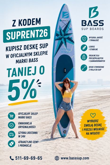 Wynajem desek sup
