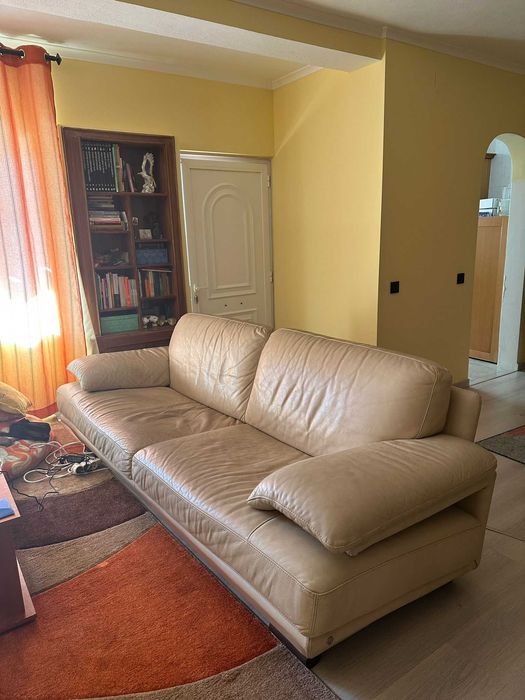 SOFA GRANDE DIVANI PELE VERDADEIRA