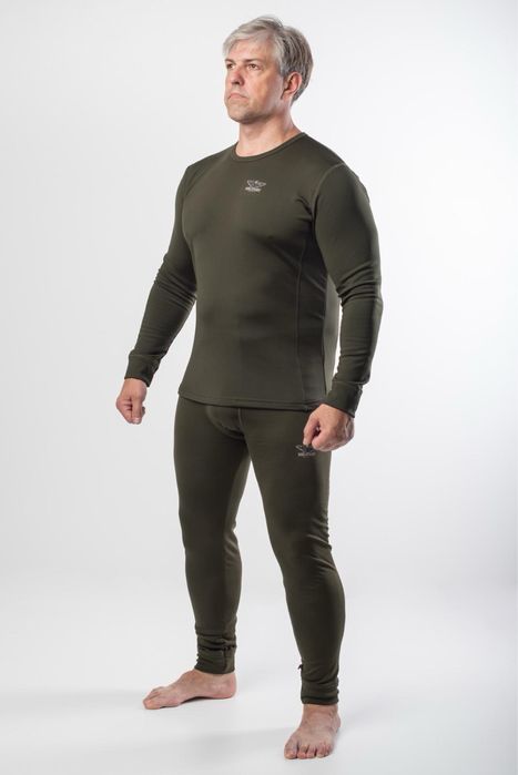 Тактична військова зимова Термобілизна на флісі Military Олива