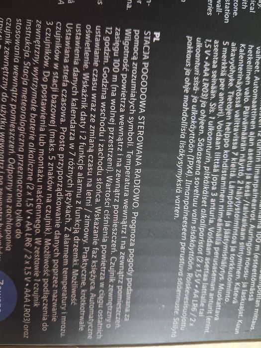 Nowa Stacja Pogody Auriol ciśnienie higrometr bezprzewodowa