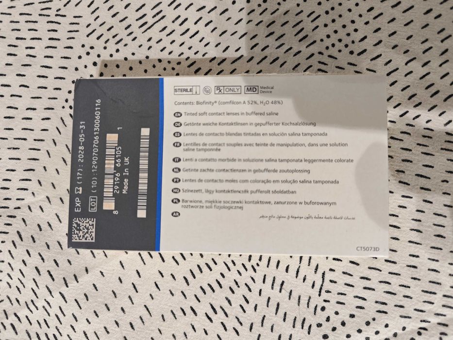 Lentes de contacto Biofinity