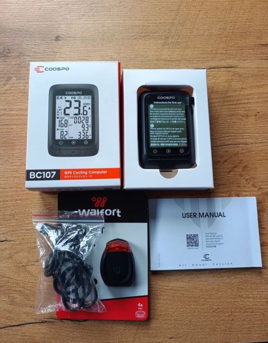 Coospo licznik komputer rowerowy + czujniki kadencji oraz predkosci