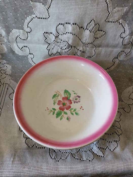 Saladeira Taça Fruteira em Faiança Portuguesa Cesol (antiga, rústico)