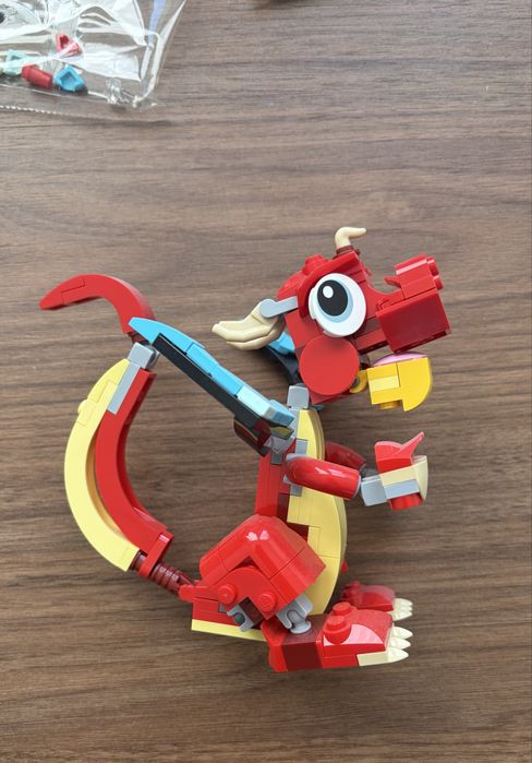 Lego Creator 6+ 31145 papuga, ryba, smok