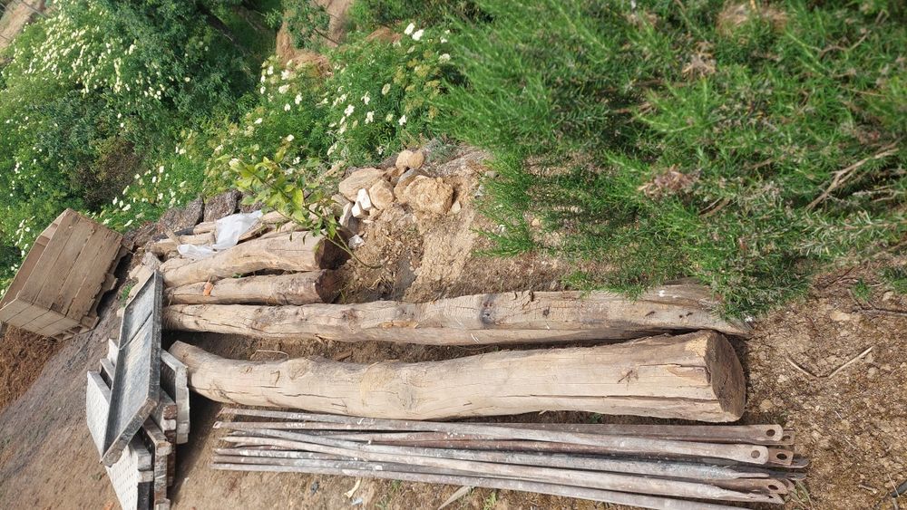 Vigas antigas de Madeira