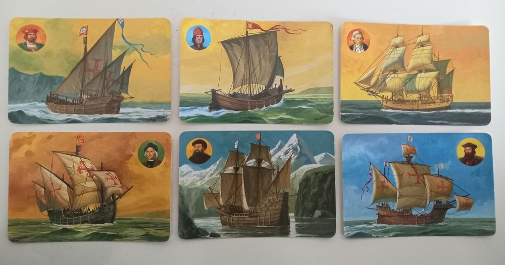 Coleção de 6 Calendários de bolso tema "Navegadores/Descobrimentos"