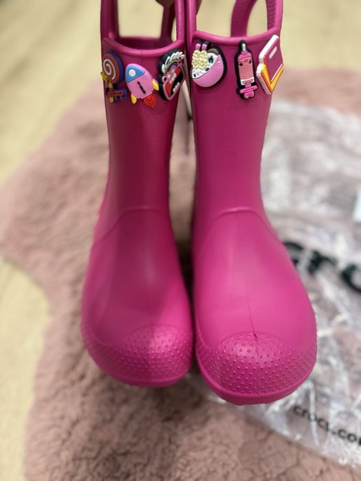 Чоботи для дощу гумачки резиновые сапоги Crocs крокси j3 34-35