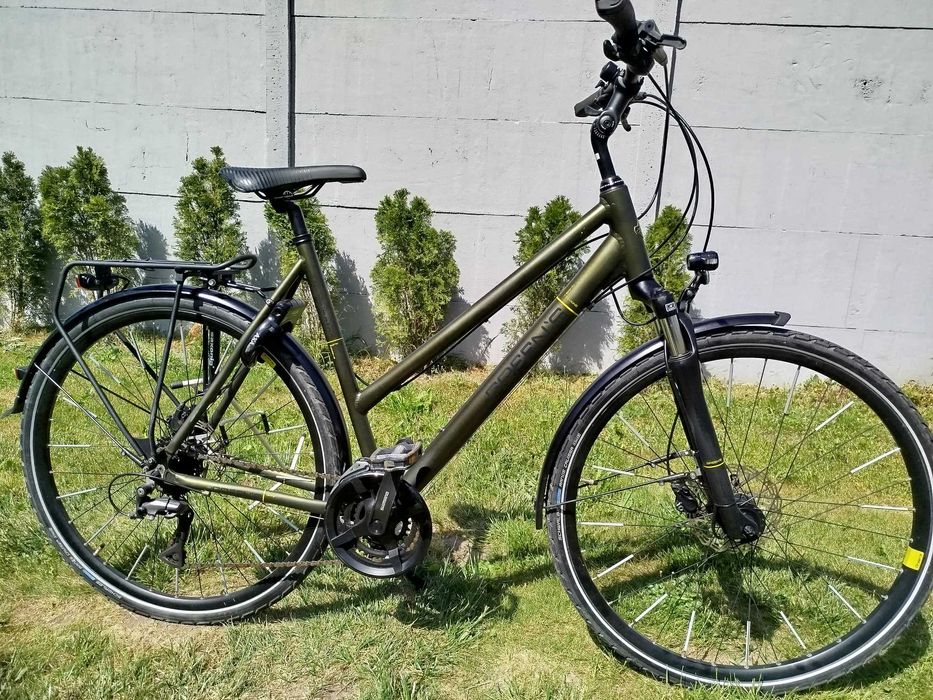 Rower Trekkingowy Miejski GREEN`S KENSINGTON Koła 28 Cali Rama Alu 56 cm 22 cali Hamulce Tarczowe Hydrauliczne