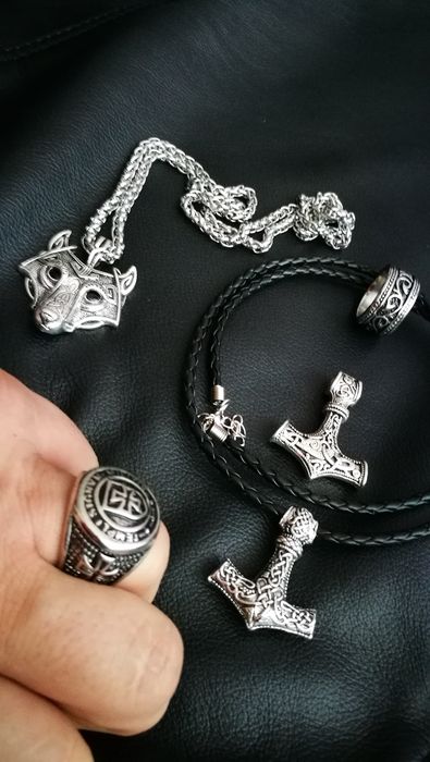 Sygnet pierścień templariuszy na tarczy maltański Rock Metal Gotyk