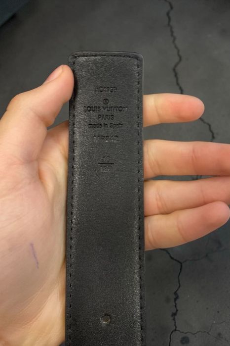 Czarny pasek  Louis Vuitton