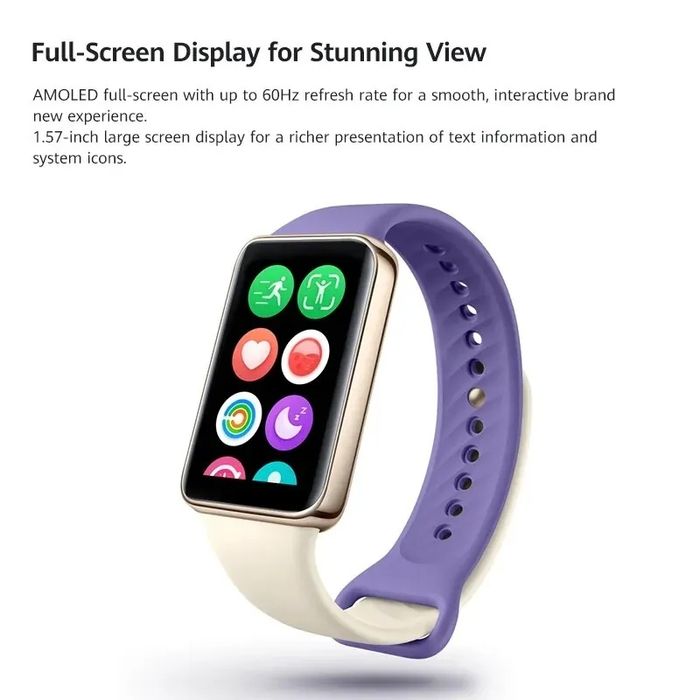 Honor Band 9 ,оригінальний100%,новий,чорний,фіолетовий.