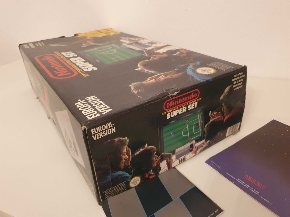 Nintendo Entertainment System NES Super Set 1991 Box karton styropian