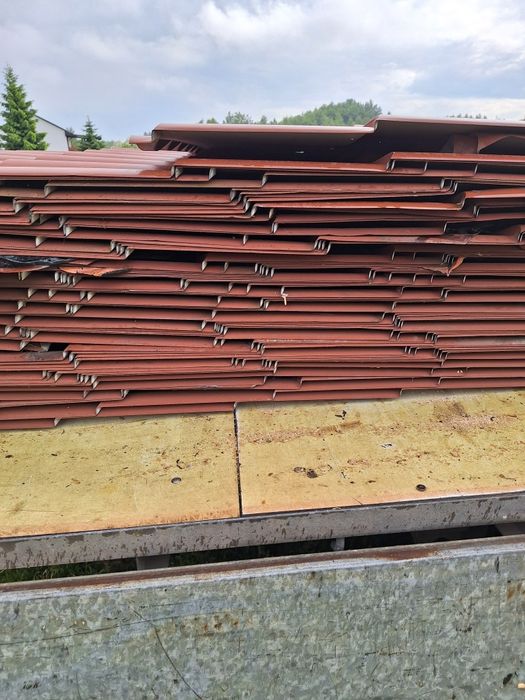 Blacha z demontażu SSAB prelaq + rynny + obróbki