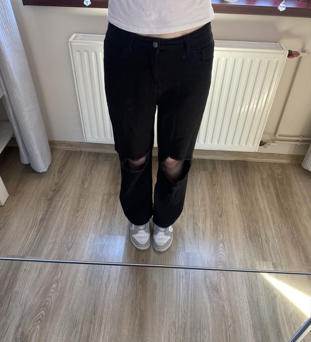 spodnie baggy czarne swag