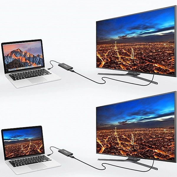 Choetech adapter przejściówka rozdzielacz USB Typ C Thunderbolt 3 (40G