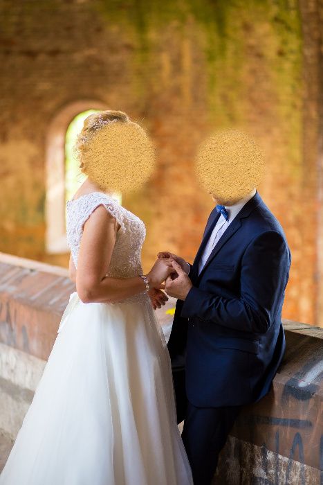suknia slubna piękna wiazana