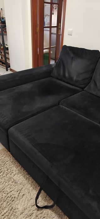 Sofá cama chaise longue esquerdo  de 3 lugares