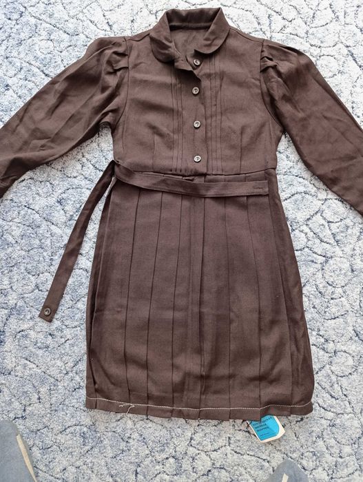 Шкільна форма часів срср, довжина 80см, нова, фартух шкільний, новий